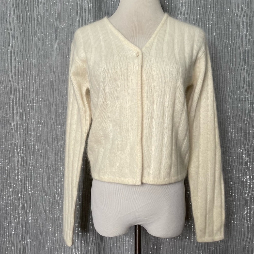 Vintage Q&A Lambswool & Angora cardigan